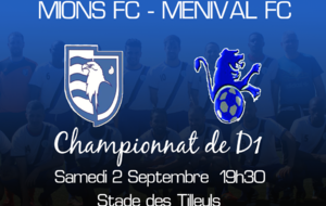 [Seniors D1] Mions FC - Menival FC